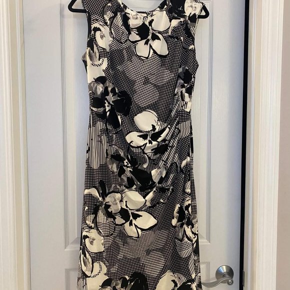 Ralph Lauren size 14 Black and White Dress - Picture 3 of 3